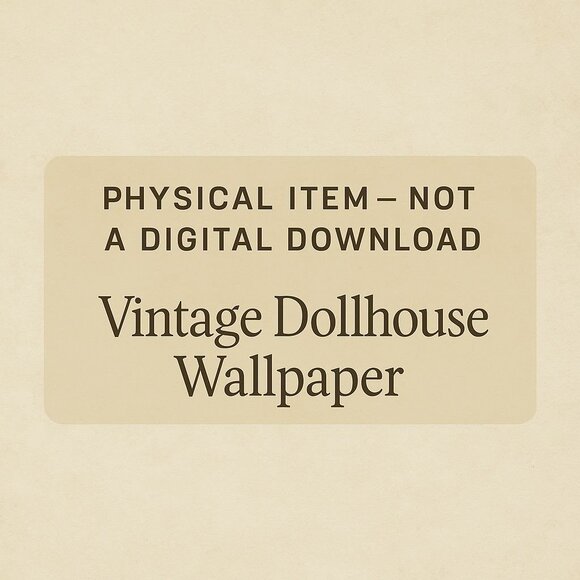 Original MiniGraphics Black and White Check Schumacher Dollhouse Mini Sampler Wa - Picture 3 of 4